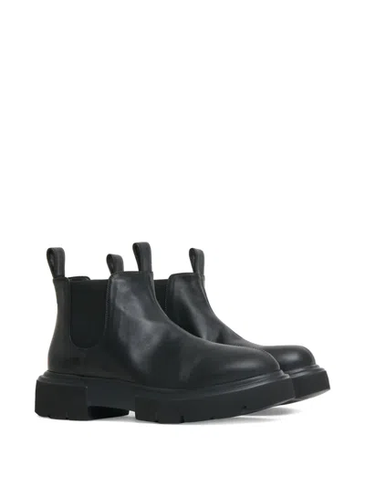 Mansur Gavriel Camilla Leather Chelsea Boots In Black