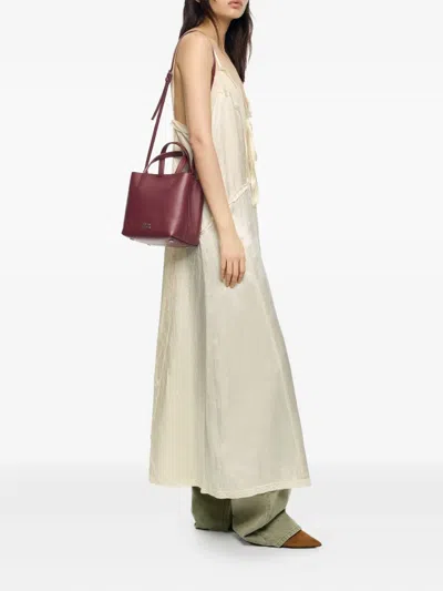 Bimba Y Lola Mini Chihuahua Bag Leather In Red