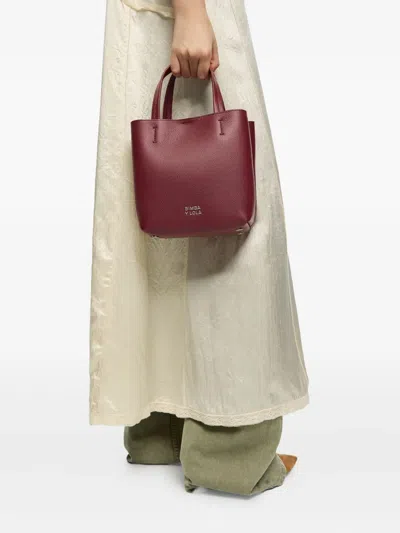 Bimba Y Lola Mini Chihuahua Bag Leather In Red