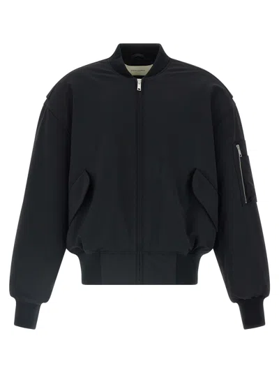 Entire Studios Broad Puffer Jackets Black In Blue