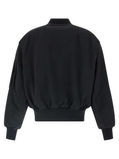 Entire Studios Broad Puffer Jackets Black In Blue