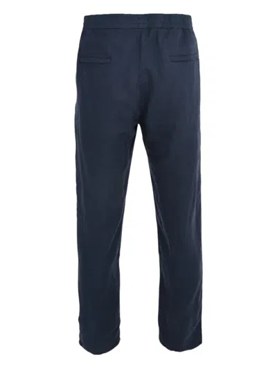Bluemint Elastic-waist Linen Trousers In Blue