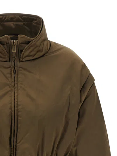 Isabel Marant Étoile Dastyni Puffer Jackets Green In Multi