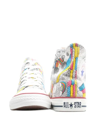 Converse Doodle-print Sneakers In Multi