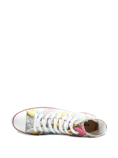 Converse Doodle-print Sneakers In Multi