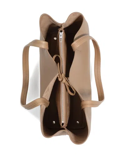 Bimba Y Lola Leather Chihuahua Shopper Bag In Brown