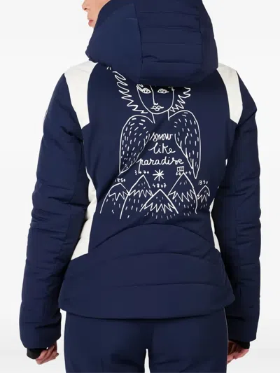 Rossignol Graphic-print Down Jacket In Blue