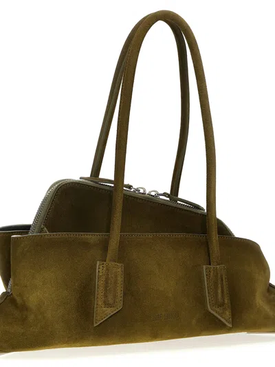 Attico La Passeggiata Small Shoulder Bags Green In Black