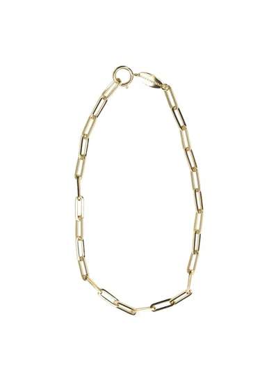 Federica Tosi Chain Link Square Necklace In Gold