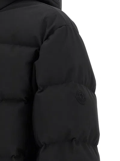 Moncler Black Nylon Fusian Down Jacket In Black
