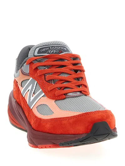 New Balance Modern Sneakers With Padded Collar And Mesh In Red