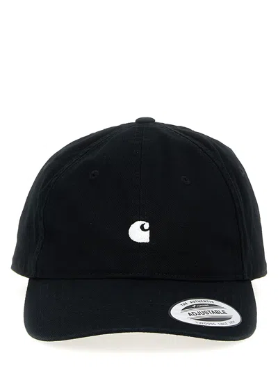 Carhartt Madison Logo Hats Black In Black