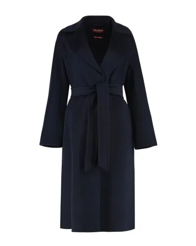 Max Mara Studio Cles Wool And Cashmere Coat In Black