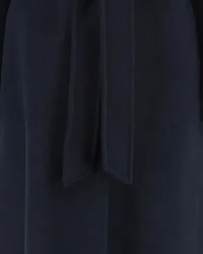 Max Mara Studio Cles Wool And Cashmere Coat In Black