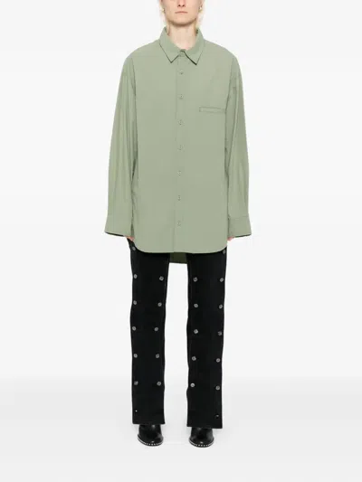 Entire Studios Giant Hemd In Green