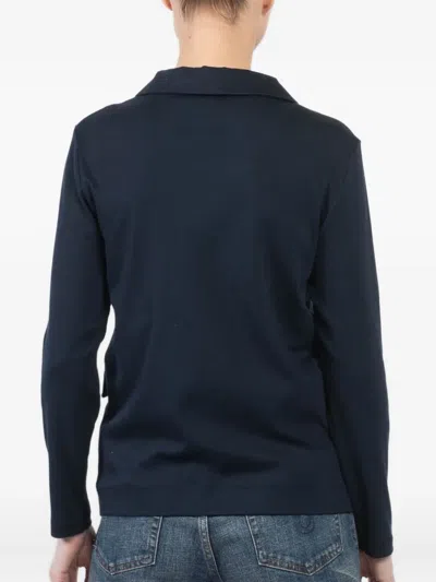 Gran Sasso Single-button Pocket Blazer Set In Blue