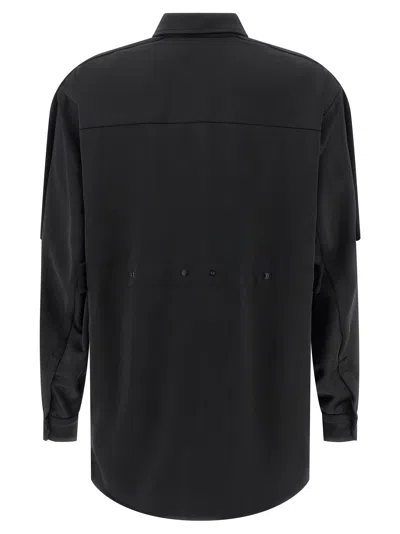 Moncler Genius Edward Enninful Collaboration Shirt Epaulettes In Black