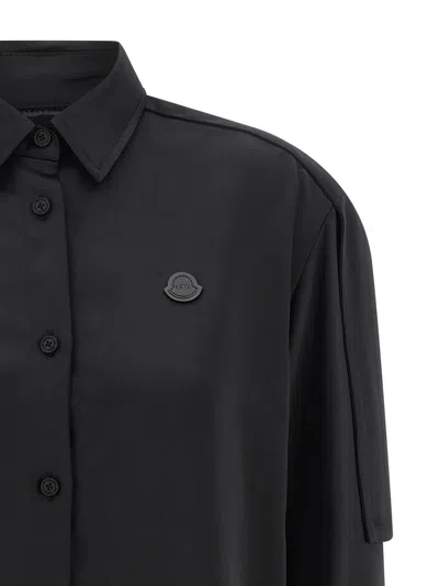 Moncler Genius Edward Enninful Collaboration Shirt Epaulettes In Black