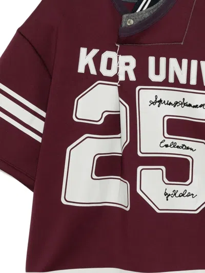 Kolor T-shirt Mit Grafischem Print In Red