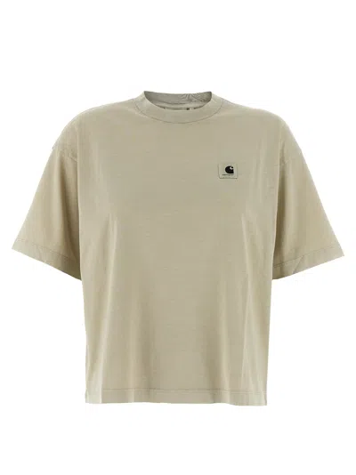Carhartt Nelson T-shirt Beige In Neutral
