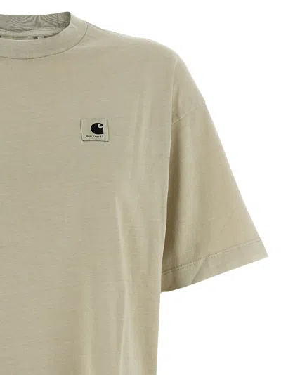 Carhartt Nelson T-shirt Beige In Neutral