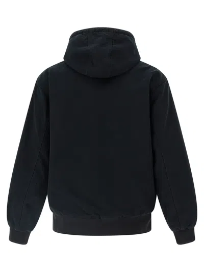 Carhartt Active Sweat Cotton Blend Jacket In Black