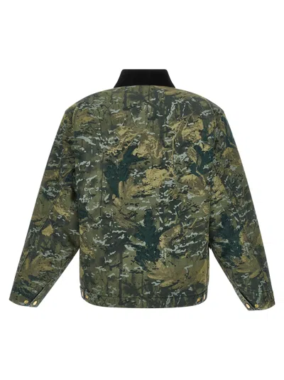 Carhartt Velvet Collar Detroit Jacket In Multi