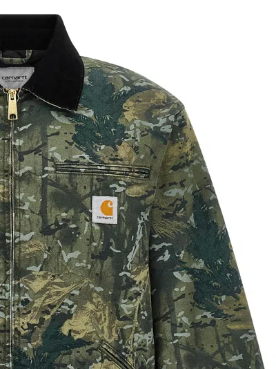 Carhartt Velvet Collar Detroit Jacket In Multi