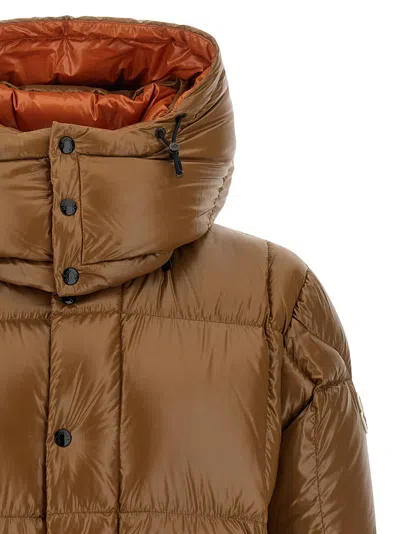 Moncler Parana Down Jacket In Brown