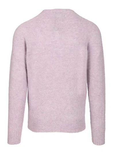 Howlin' Shetland Crewneck 100 Lana Sparcky Knitwear Violet In Neutral