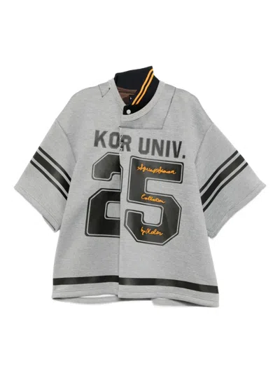 Kolor T-shirt Mit Grafischem Print In Gray