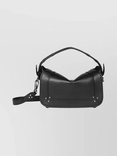 Jérôme Dreyfuss Black Pepito Shoulder Bag In Black