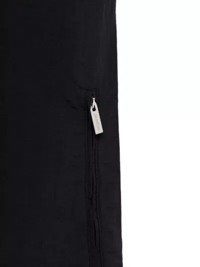 Jacquemus Relaxed Balloon Trousers Zipper Pockets In Black