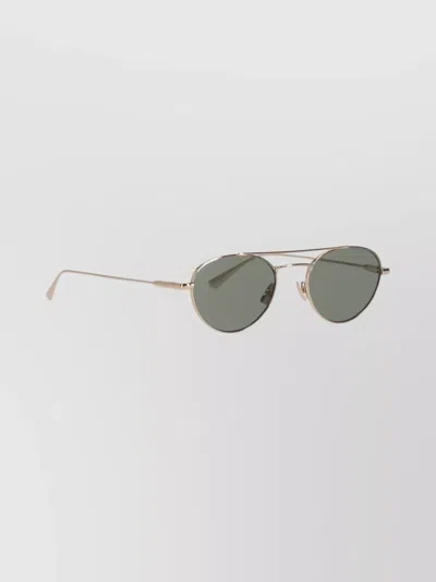 Saint Laurent Silver-silver-grey Metal Sunglasses