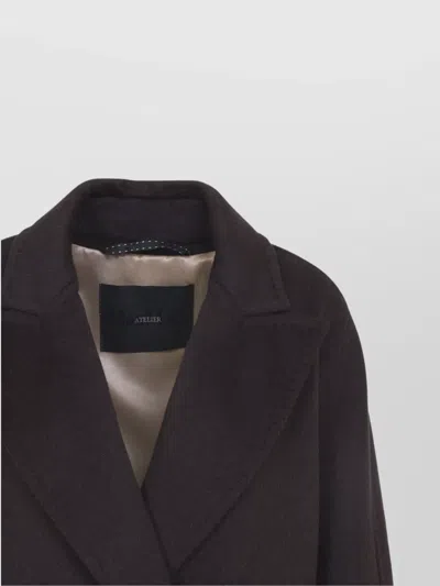 Max Mara Oversized Coat In Cashmere, Alpaca And Wool In Multi