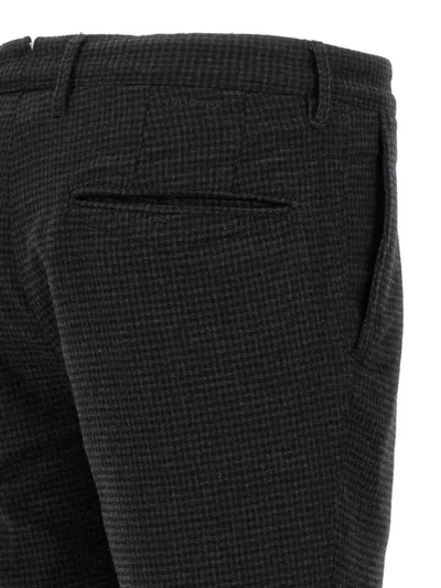Incotex Stylish Wool Trousers With Pockets And Loops In Black