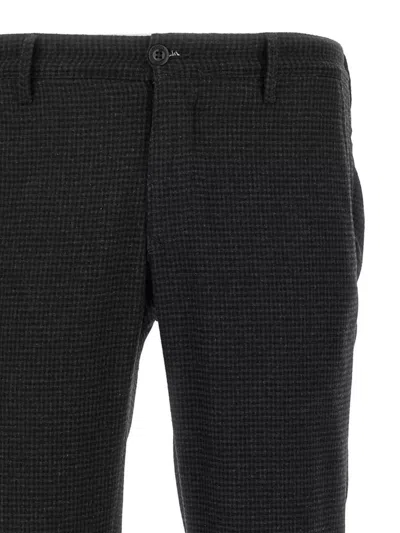 Incotex Stylish Wool Trousers With Pockets And Loops In Black