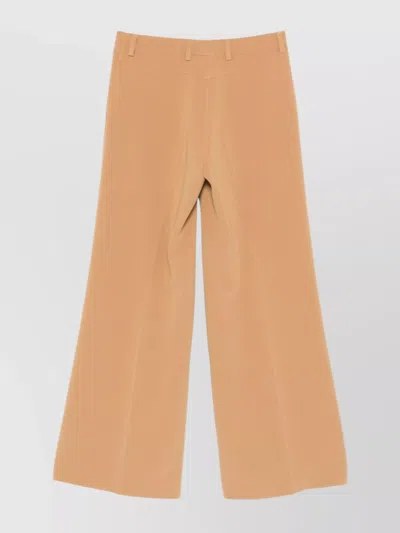 Alberto Biani Wide Leg Trousers Featuring Belt Loops In Multi