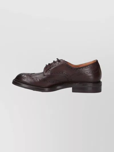 Tricker's Brogues With Round Toe And Brogue Detailing In Multi