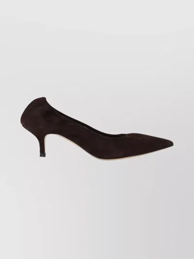 P.a.r.o.s.h Pointed Toe Kitten Heel Pumps In Multi