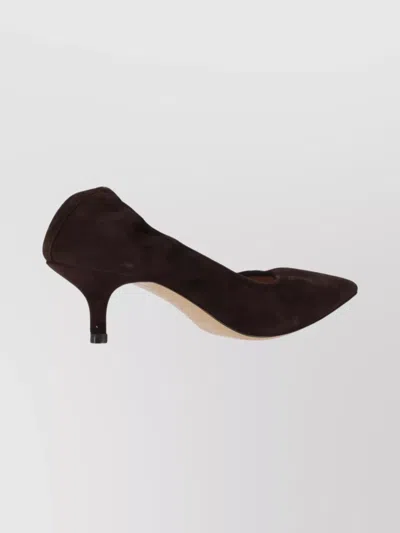 P.a.r.o.s.h Pointed Toe Kitten Heel Pumps In Multi