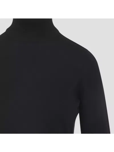 Max Mara Saluto Wool Knit Sweater In Black