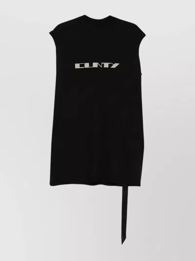Rick Owens Drkshdw Graphic-print Sleeveless T-shirt