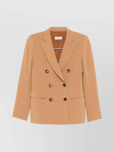 Alberto Biani Tailored Blazer With Structured Shoulders And Pockets