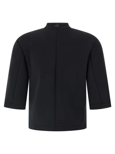 Moncler Genius Moncler X Ee72 By Edward Enninful Neoprene T-shirt In Blue