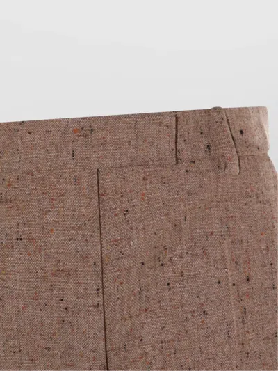 Valentino Wide-leg High Waist Trousers Pleats In Animal Print