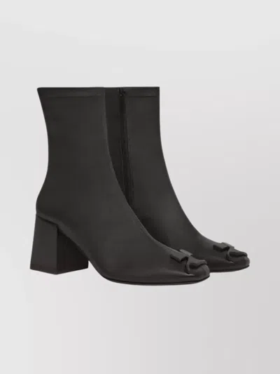Courrèges Reedition Ankle Boots With 70mm Block Heel In Multi
