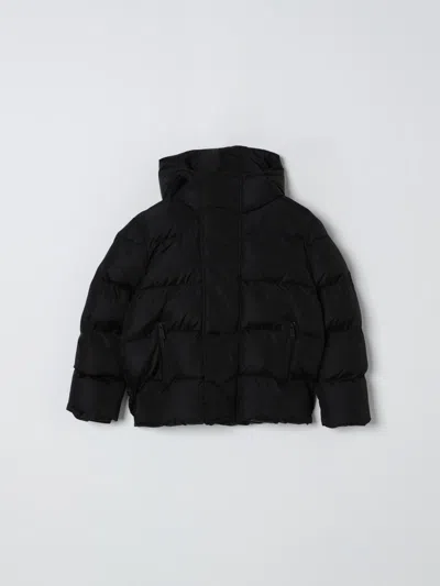 Dsquared2 Logo-print Zip-up Puffer Jacket In Black