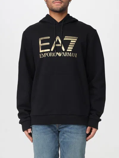 Ea7 Sweatshirt  Men Color Black In Black