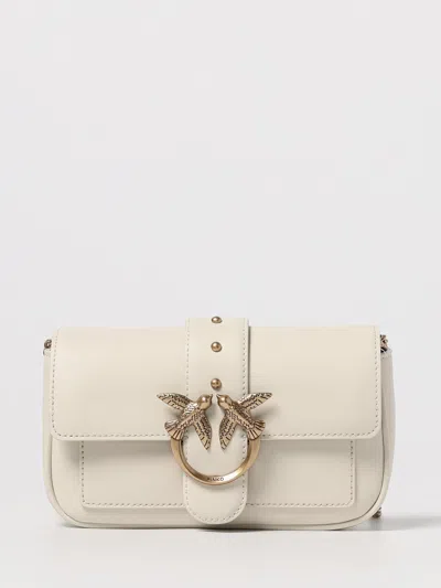 Pinko Pocket Love One Crossbody Bag In White